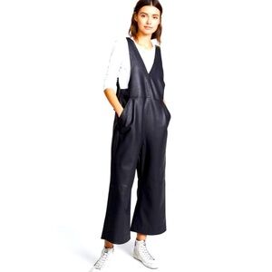 Vegan leather jumpsuit - free people - S - sexy romper